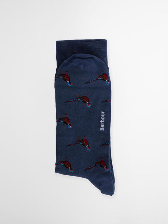 Barbour Mavin Socks Pheasant Oceana Blue - Afbeelding 2