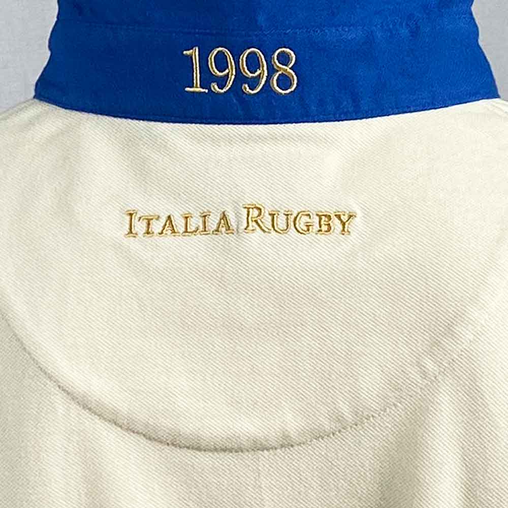 Italy Rugby Vintage Polo 1988 - Afbeelding 3