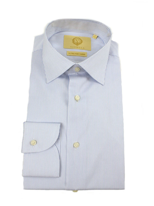 Viyella_Blue_Hairline_Stripe_Tailored_Fit_Cotton_Formal_Shirt