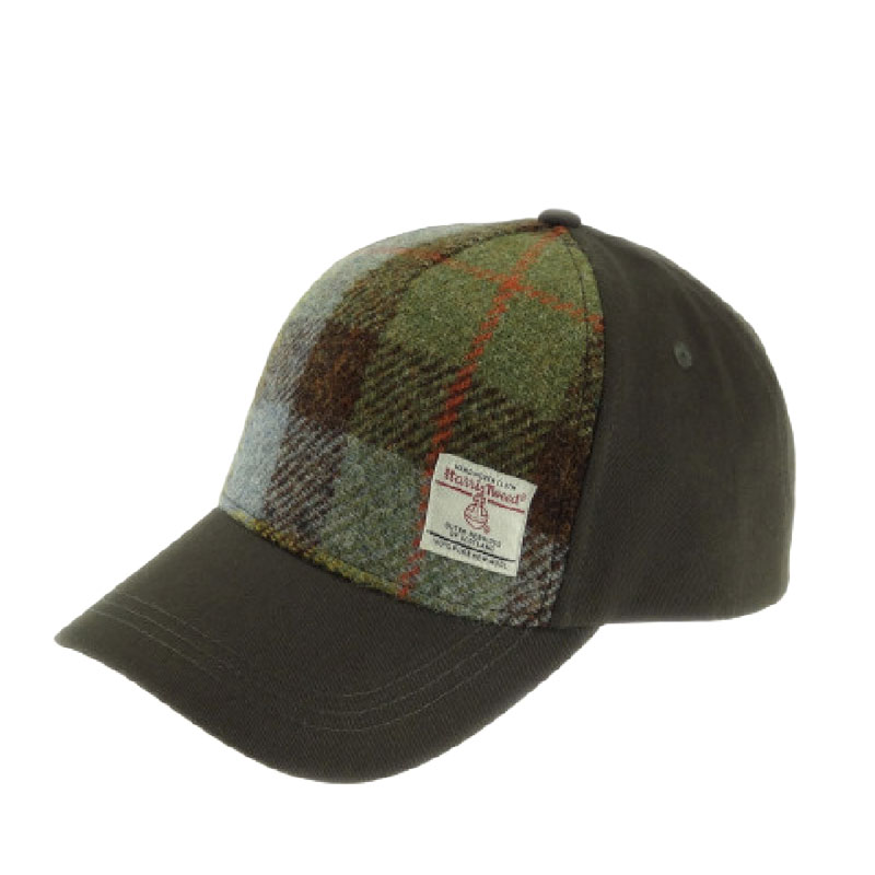 Baseball_Cap_with_Harris_Tweed_in_Macleod_Tartan