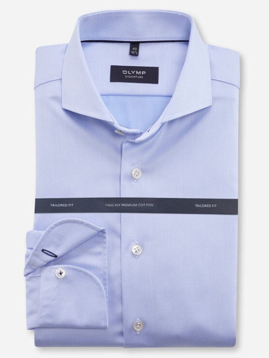 Overhemd Olymp Signature Licht Blauw - Afbeelding 3