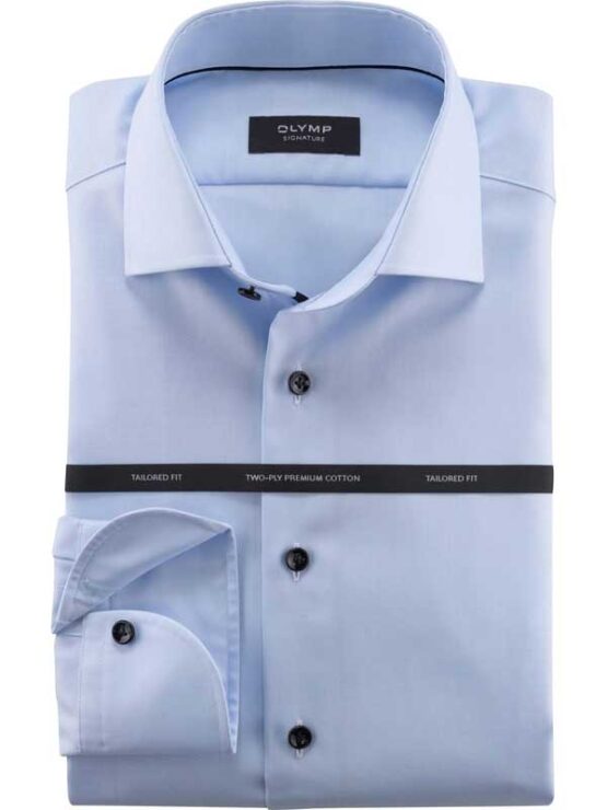 Overhemd Olymp Signature Licht Blauw