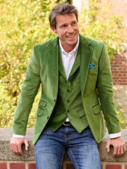 Velours Colbert Wellington Olive