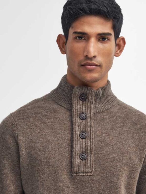 Barbour Essential Patch Half Zip Knitted Jumper - Afbeelding 2
