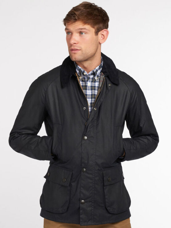 Barbour Ashby Wax Jas Navy