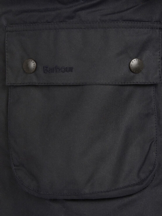 Barbour Ashby Wax Jas Navy - Afbeelding 4