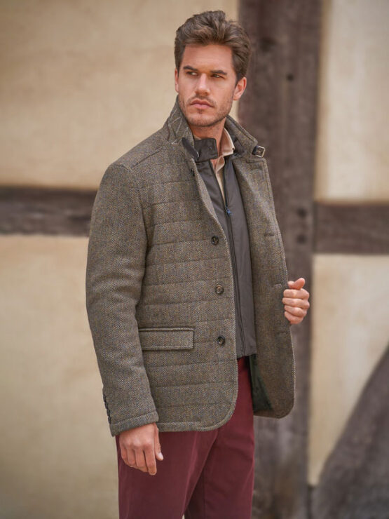 Wellington Tweed Visgraat Jack Green Hill