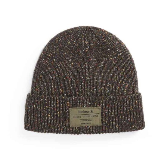 Barbour Eston Beanie Hat Forest Green