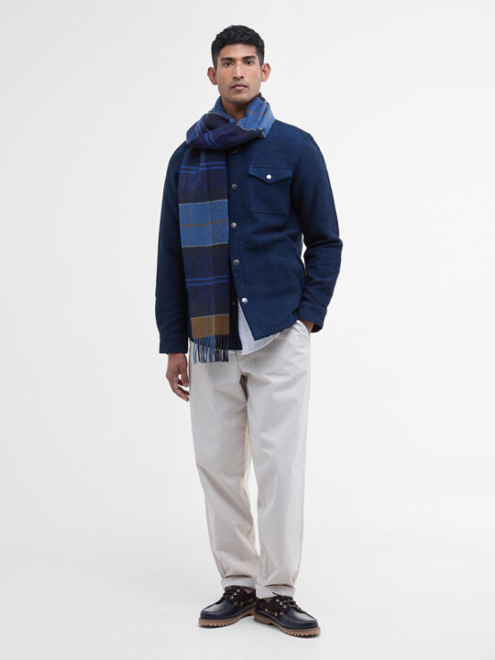 Barbour Inverness Tartan Scarf Midnight - Afbeelding 2