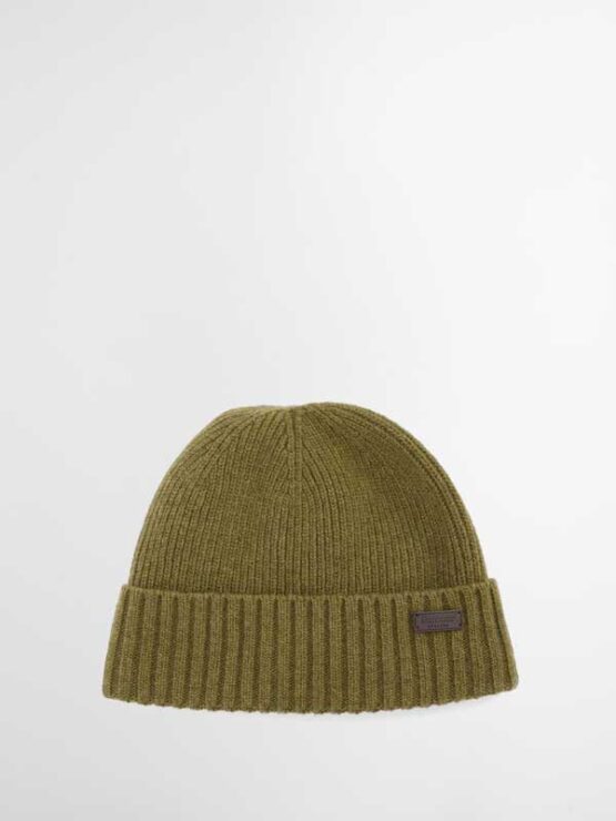 Barbour Carlton Beanie Hat Light Moss