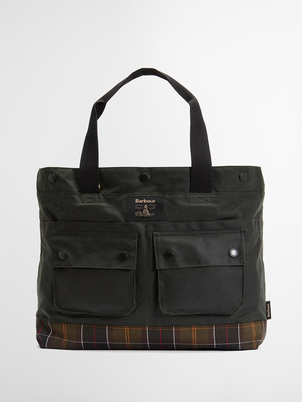Barbour_Field_Wax_Tote_Bag_Sage_Classic