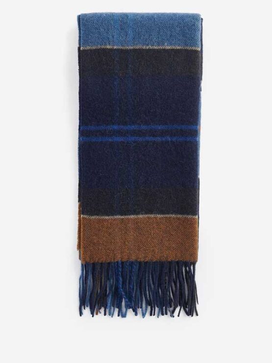Barbour Inverness Tartan Scarf Midnight - Afbeelding 3