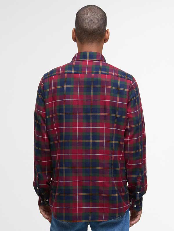 Barbour Fortrose Tailored Tartan Shirt Winterberry Tartan - Afbeelding 3