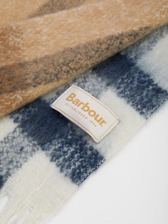 Barbour Tartan Boucle Scarf Hessian - Afbeelding 2