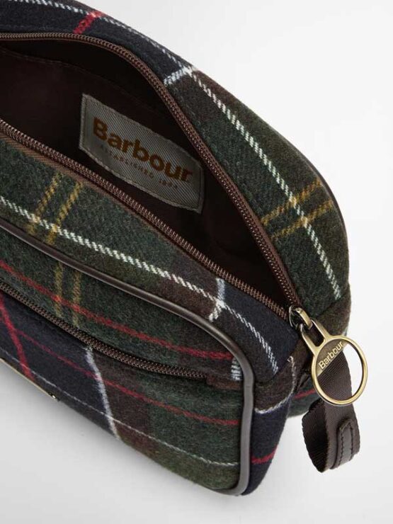 Barbour Allowhay Tartan Wash Bag - Afbeelding 4