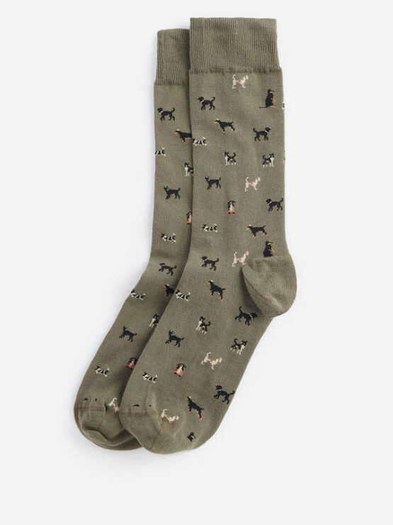 Barbour Mavin Socks Dog Olive