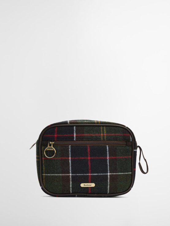 Barbour Allowhay Tartan Wash Bag