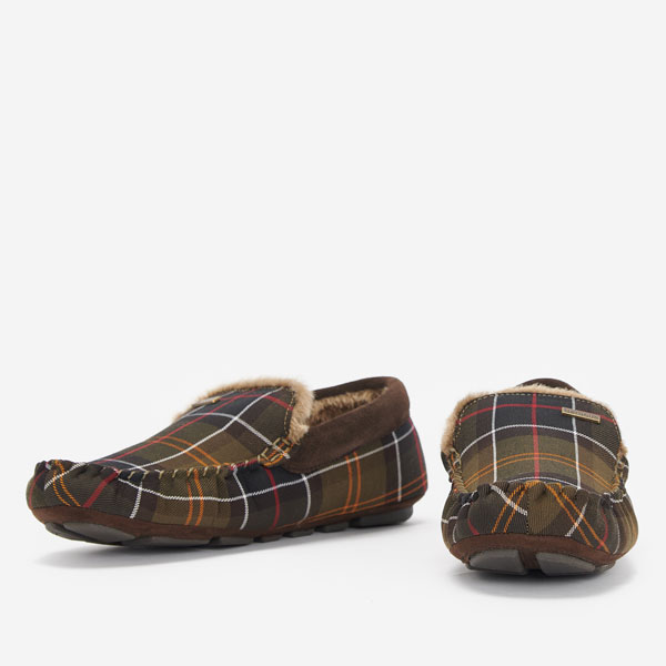 BARBOUR_Monty_Moccasin_Slipper_Recycled_Classic_Tartan