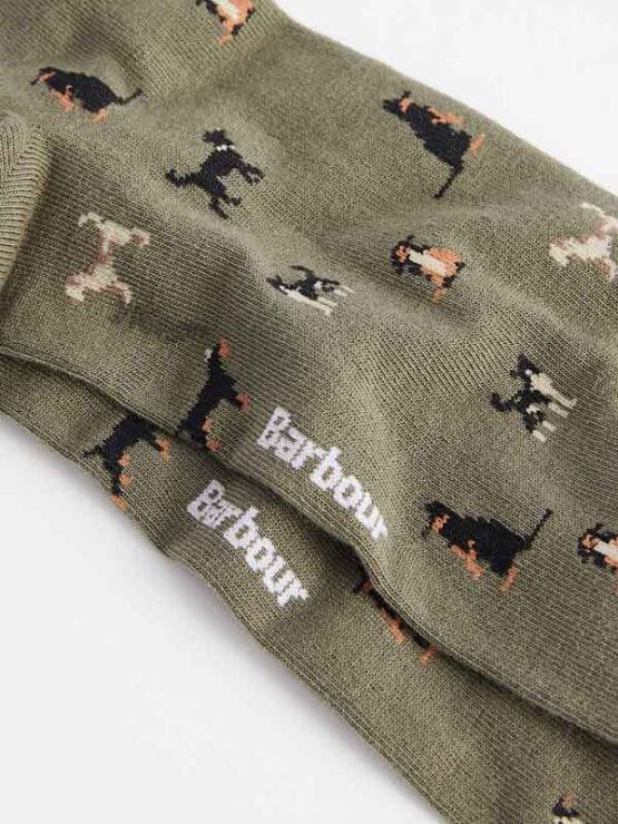 Barbour Mavin Socks Dog Olive - Afbeelding 2