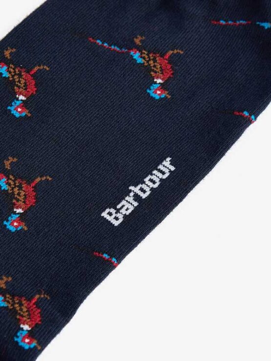 Barbour Mavin Socks Pheasant Navy - Afbeelding 2