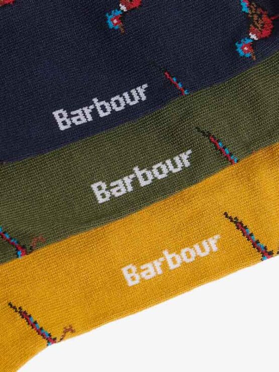 Barbour Pheasant Socks Gift Box Forest Mix - Afbeelding 2