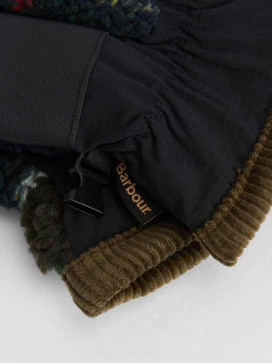 Barbour Field Tartan Fleece Ladies Gloves - Afbeelding 3
