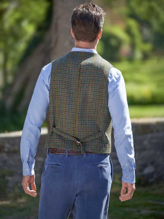 Harris Tweed Vestje met revers 636 - Afbeelding 2