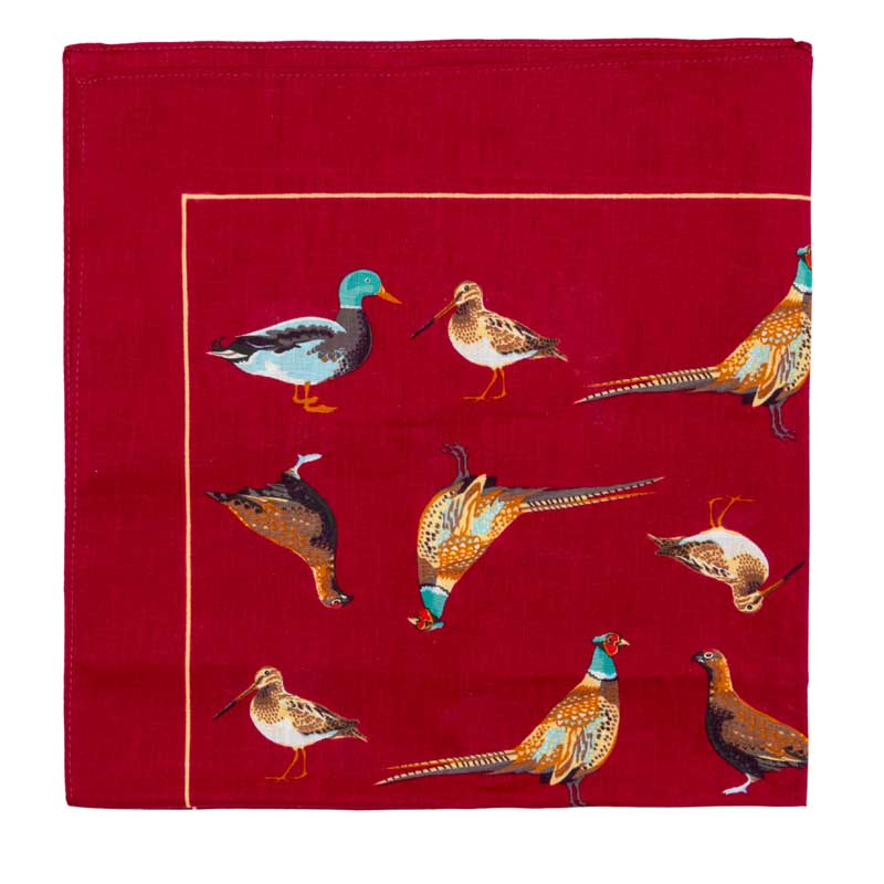 Handkerchiefs__Birds_Wine_Cotton