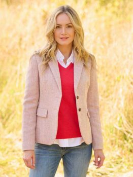Harris tweed Dames Jasje Ami Soft Pink