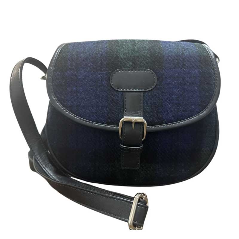 Harris_Tweed_Rowan_Saddle_Bag_Black_Watch Harris_Tweed_Rowan_Saddle_Bag_Black_Watch