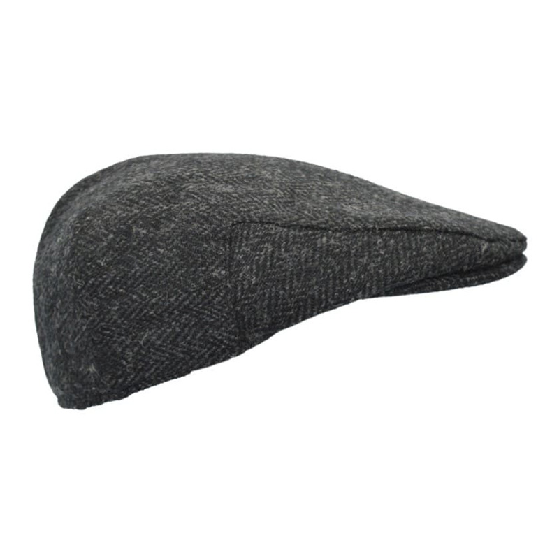 Flat Cap Harris Tweed Oakmoor Gun Metal - Afbeelding 3