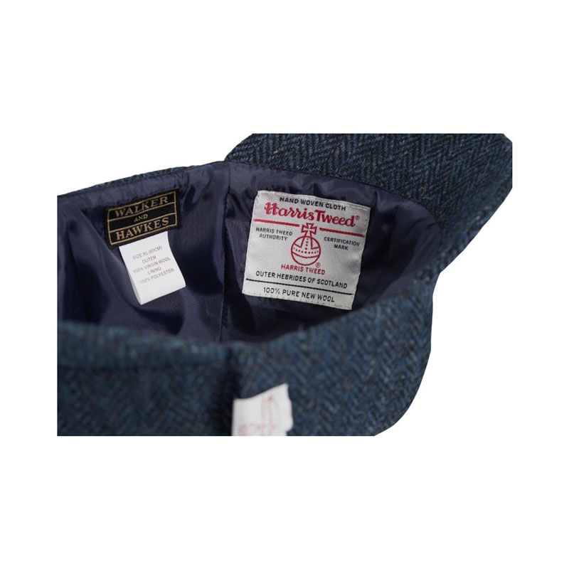 Harris Tweed Deerstalker Hat Watson Midnight Blue - Afbeelding 7
