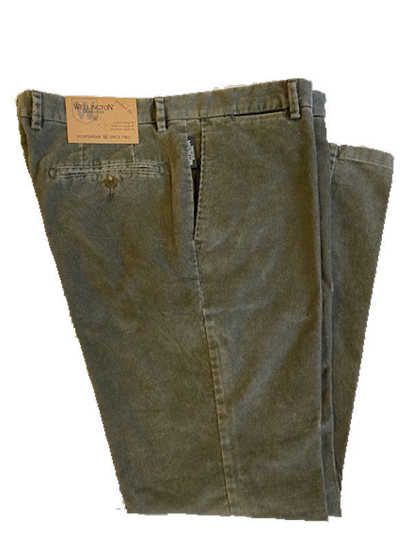 Wellington_Ribcord_Pantalon_Olive