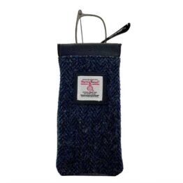 Harris Tweed Glasses Sleeve in Blue