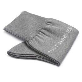 Heren Sokken Katoen Just Married Mid Grey