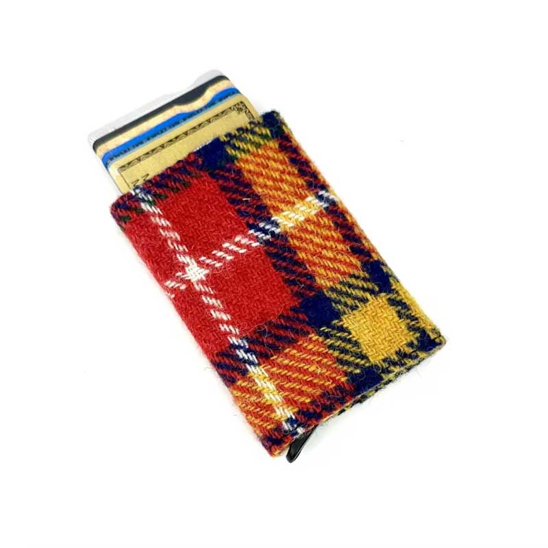 Harris_Tweed_Pop_Up_Card_Holder_In_Saffron