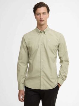 Barbour Treeport Long-Sleeved Tailored Shirt Sea Green