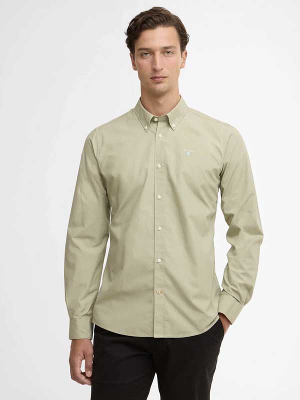Barbour Treeport Long-Sleeved Tailored Shirt Sea Green