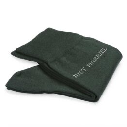 Heren Sokken Katoen Just Married Bottle Green