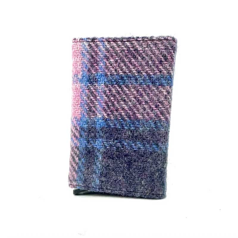 Harris Tweed Pop Up Card Holder In Pastel Pink - Afbeelding 5