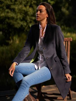 Klassieke Damesjas Emilia In Navy