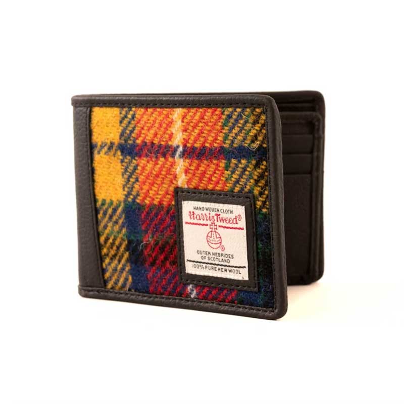 Harris_Tweed_Bifold_Wallet_In_Saffron