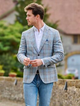 Zomer Jasje London In Light Blue Check