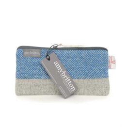 Harris Tweed Landscape Cosmetic Bag Kingfisher