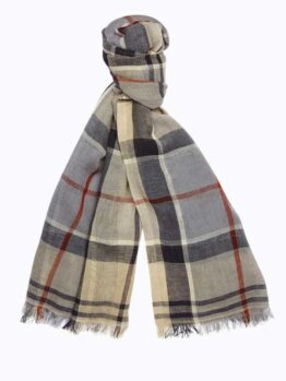 Welton Tartan Scarf Stone Dress Tartan