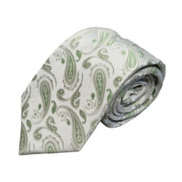 Stropdas Zijde Lindegroen