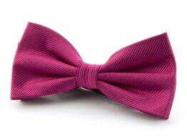 Strik,  100% zijde Donker Fuchsia